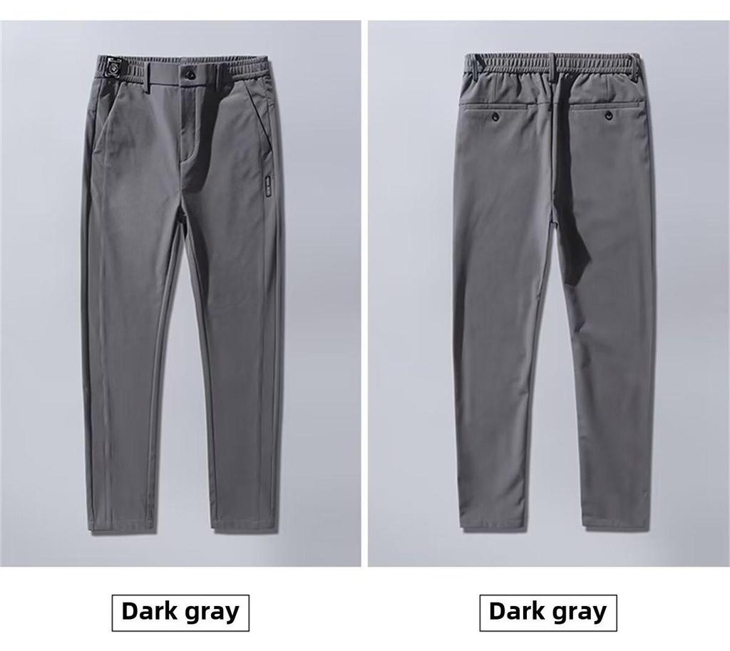 Men's Quick-Dry Ice Silk Loose Straight Summer Pants