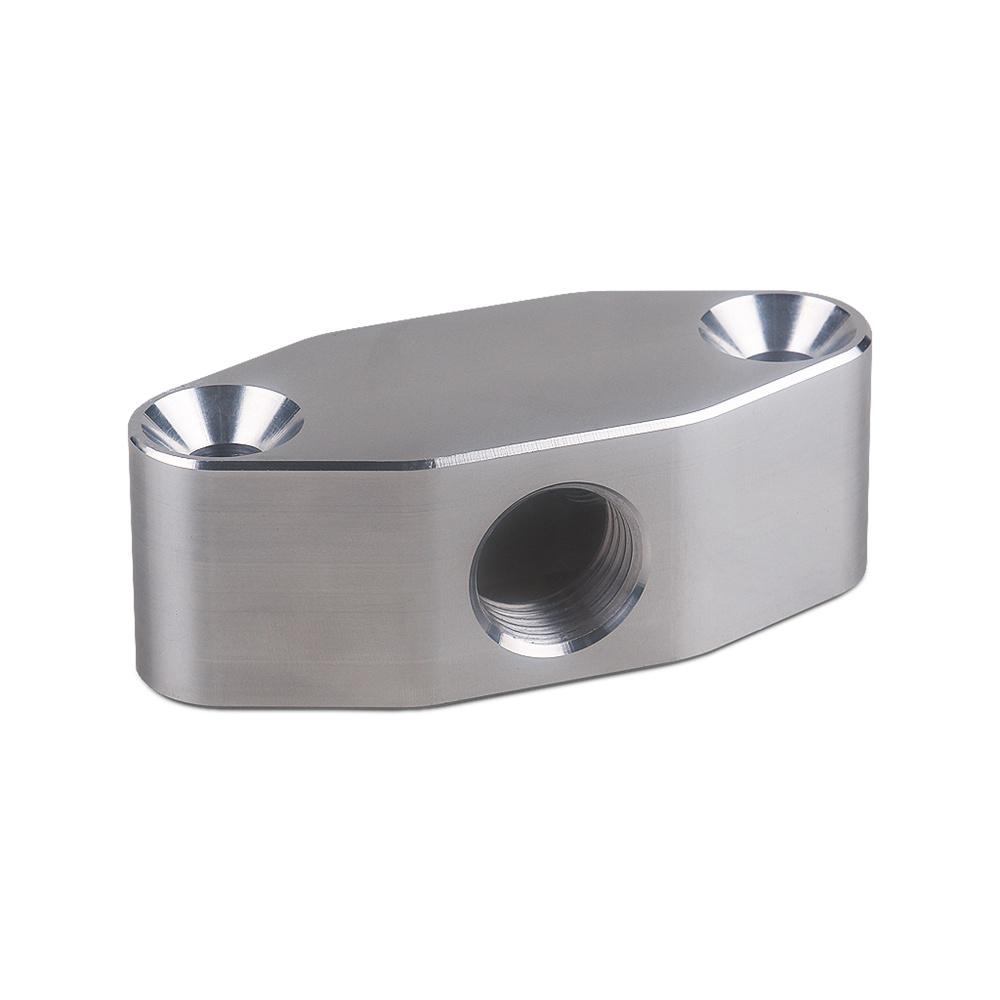 Oil Feed Line Adapter Plate M16 X 1.5 / 1/8"Npt For Ls