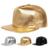 Unisex Python Pattern Leather Hip-hop Hats Spring Autumn Outdoor Adjustable Casual Baseball Caps Sunscreen Hat