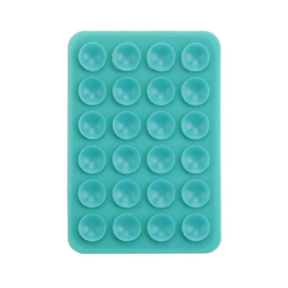 2PCS Silicone Suction Pad Back Sticker Suction Cup Mobile Phone Holder Silicone Mat Wall Stand Fixed For Glass Ceramic Tiles 6