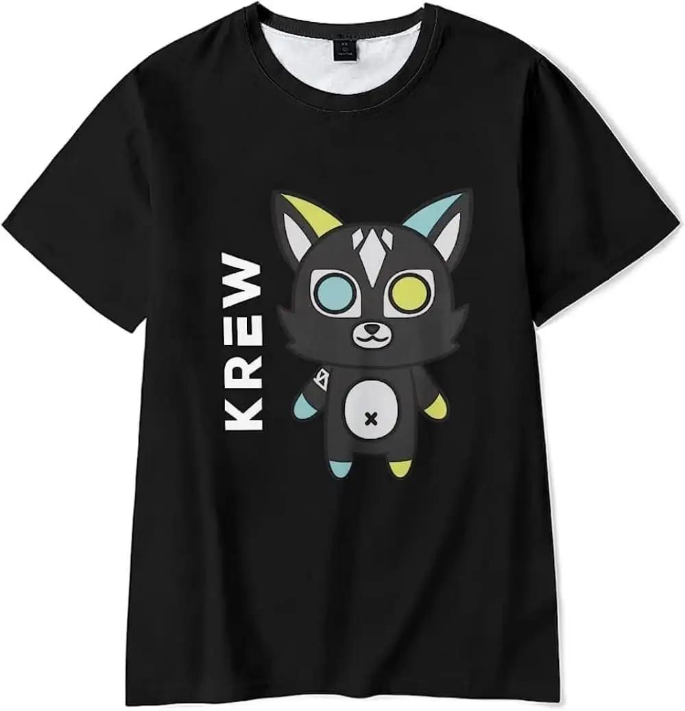 ItsFunneh Krew District Футболка с коротким рукавом Унисекс Повседневная футболка S разноцветный
