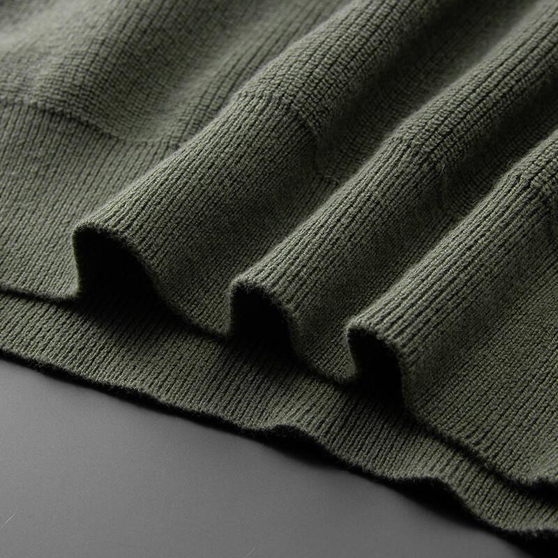 Dibinze Men's Plus Size Cotton Cashmere Blend Round Neck Pullover