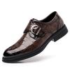 New Men's Business Dress Leather Shoes Leather High-end Brock Shoes British Style Wedding Men's Shoes First Layer Cowhide Shoes