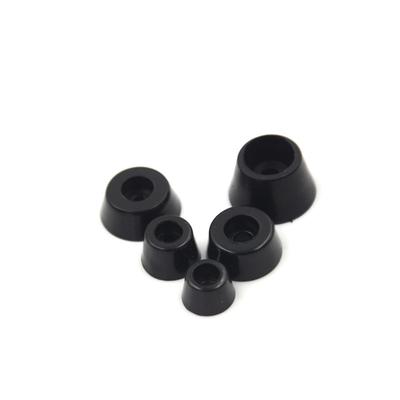 10Pcs Black Rubber Round Cabinet Instrument Case Feet Foot Circular Bumpers Pads