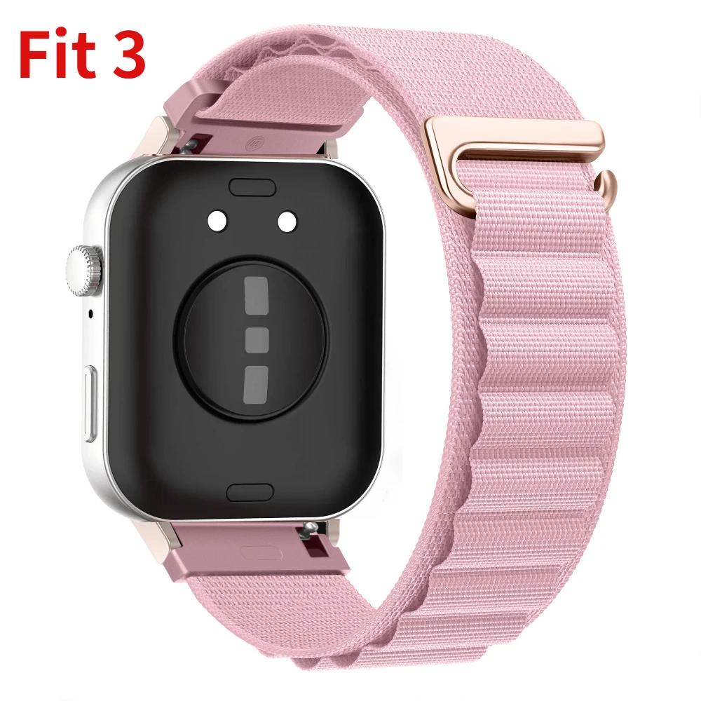 Alpine Loop Strap For Huawei Watch Fit 4/3 Nylon Adjustable Breathable Wristband For Huawei Watch Fit 4 Pro Bracelet Accessories