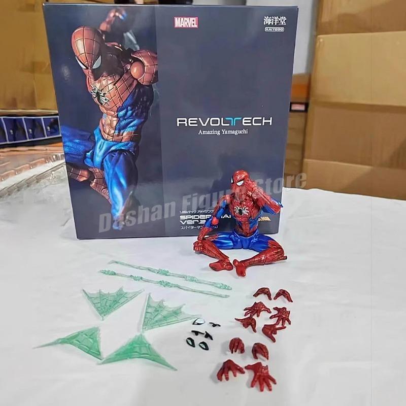 Revoltech Agent Anti-Venom Action Figure Model Toys PVC Collection Amazing Yamaguchi Agent Venom Eugene Thompson Figurine
