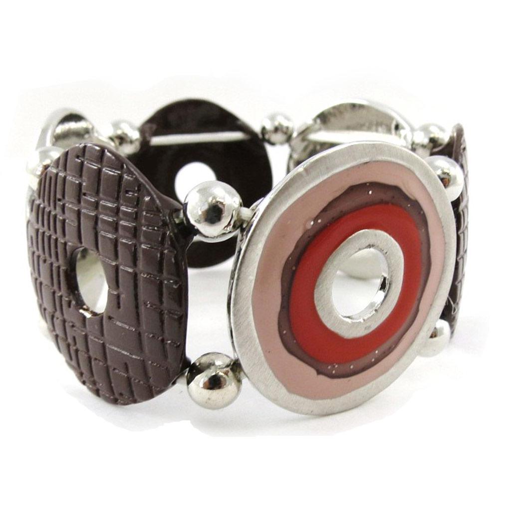 NOA [J1959] - Bracelet Créateur 'Amandine' marron