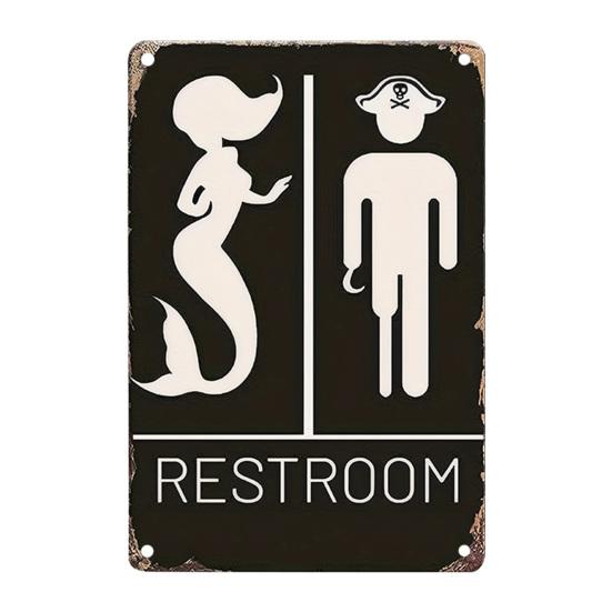 Vintage Metal Tin Stylish Sign Plaques 11.8x7.9 Wall Art Inch Retro Decorative