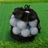 Golf Ball & Toy Storage Bag Multi-Purpose Net Pouch Mesh Drawstring Pouch for Table Tennis Balls Kids Toys Diving