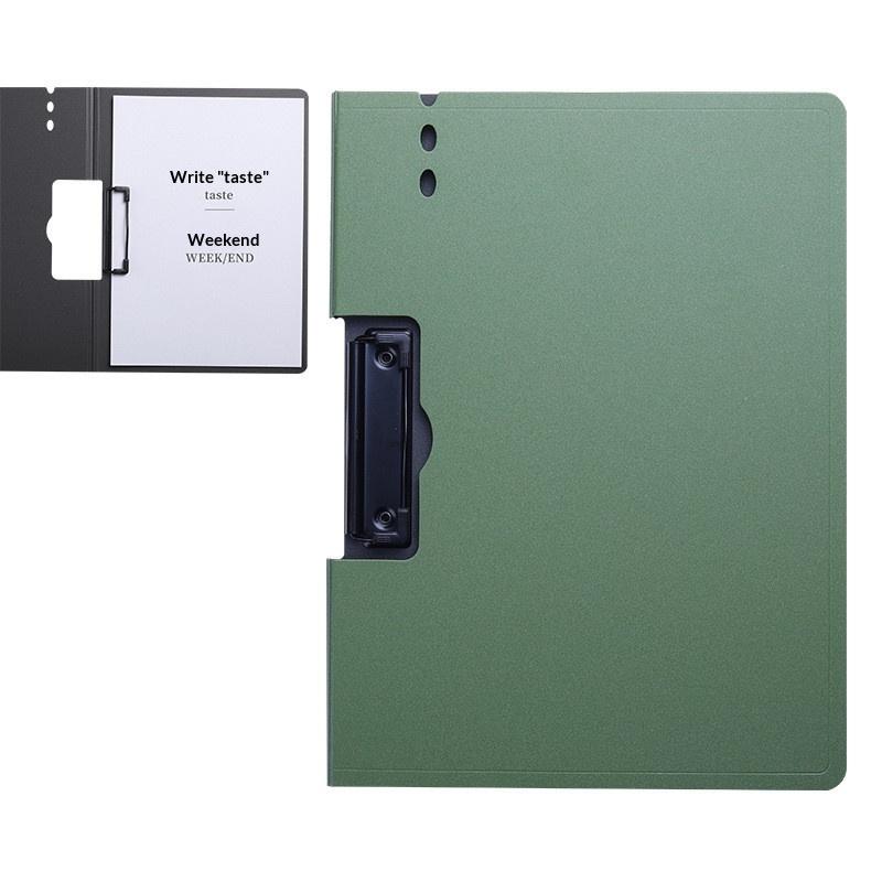 1Pc A4 File Folder With Cover - Document Organizer Clipboard For Business & School, Office Stationery Supplies, Paper Holder