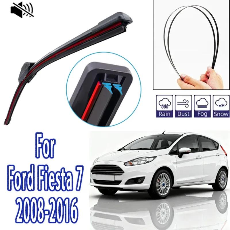 For Ford Fiesta 7 2008-2016 2010 2011 2012 Wiper Front Wiper Blades Windshield Windscreen Window Brushes 26"+15"For Ford Fiesta