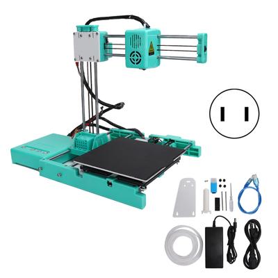 Kit Mini Imprimantă 3D DIY Desktop Precizie cu Card TF 4G pentru Copii Începători 110‑240VUS