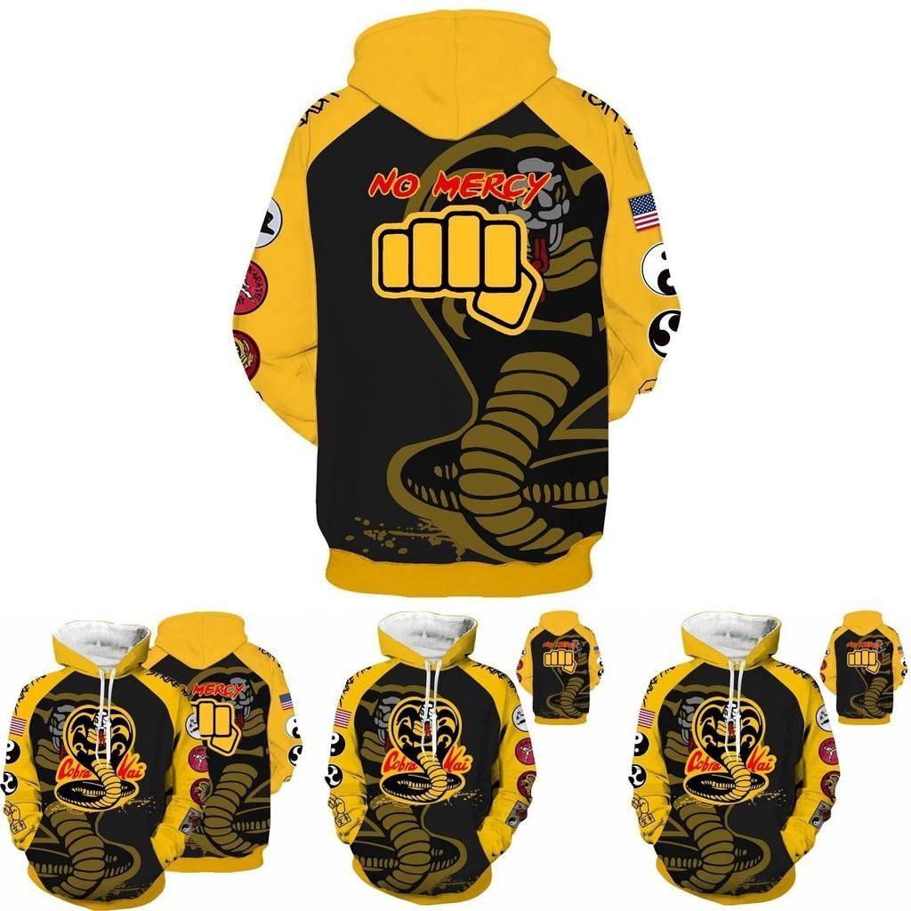 The Karate Kid Cobra Kai Hoodie 3d Animation Weich Bequem Cosplay Pullover