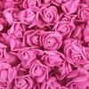 50/100/200Pcs 3.5cm PE Foam Rose Head Artificial Flower For Wedding Birthday Party Home Decor DIY Bear Rose Valentines Day Gifts