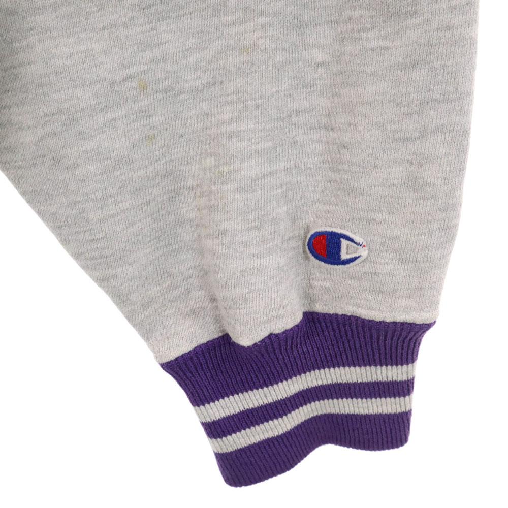 Champion Années 90 Vieux fabriqué aux USA étiquette brodée Manches longues Molleton tissé à l'envers Homme Occasion