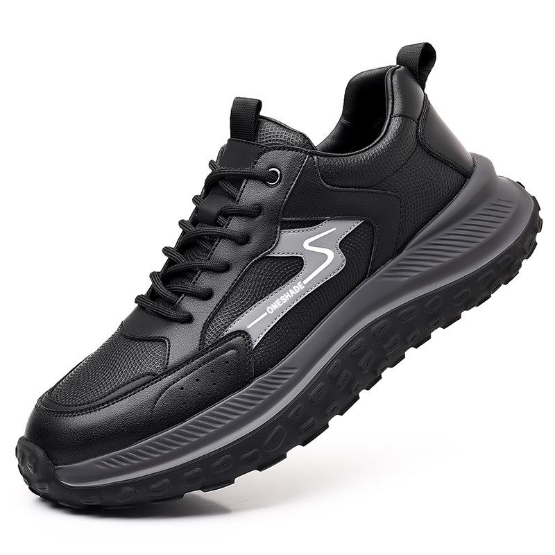 Daddy shoes 2025 autumn thick-soled soft-soled running casual shoes men's low-top sports trend men's shoes