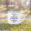 Best Papa Maman Papy Mamie Tonton Tata Marraine Print Coffee Mug Outdoor Water Cup Camping Mugs Festive Birthday Gift for Family