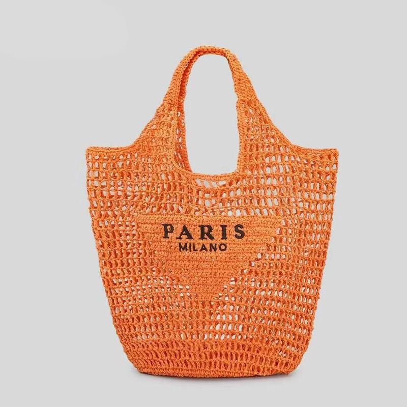 

Handon Ladies Embroidered Straw Handbag