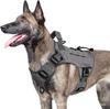 Taktisches Hundegeschirr für große Hunde Verstellbar Kein Ziehen mit Griff Reflektierende Militärweste für Labrador Sibirischer Husky.