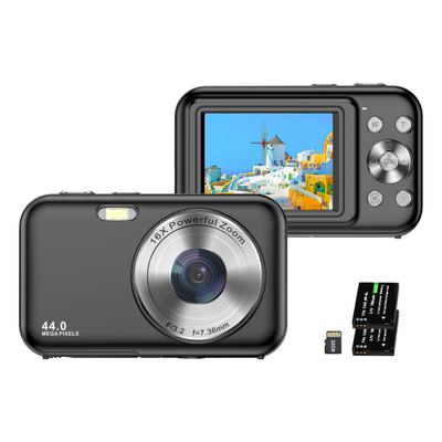 Appareil photo numérique Portable 1080P, caméra vidéo 44mp, Zoom numérique 16X, mise au point automatique, retardateur, Anti-secousse