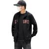 Li-Ning Campus Series Casual Hooded Letter Print Sweatshirt Unisex Sweatshirt Black YWDU561-1