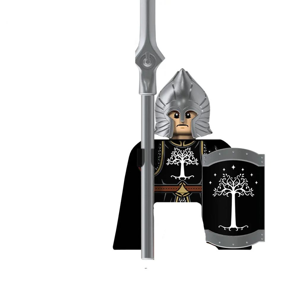 Medieval Military War Soldier Doll Building Block Spartan Soldier Crusader Roman Knight Weapon Sword Helmet Children's Toy Gifts