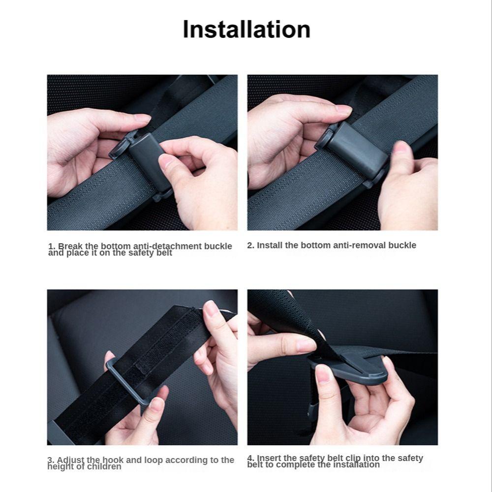 Useful Safety Belt Adjuster Kids Seat Belt Adjuster Child Seat Belt Retainer Belt Fixation