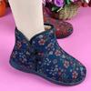 Order A Size Up Winter Old Beijing Cotton Shoes for Elderly Women, Plus Velvet Lined & Non-Slip Warm Mother Shoes