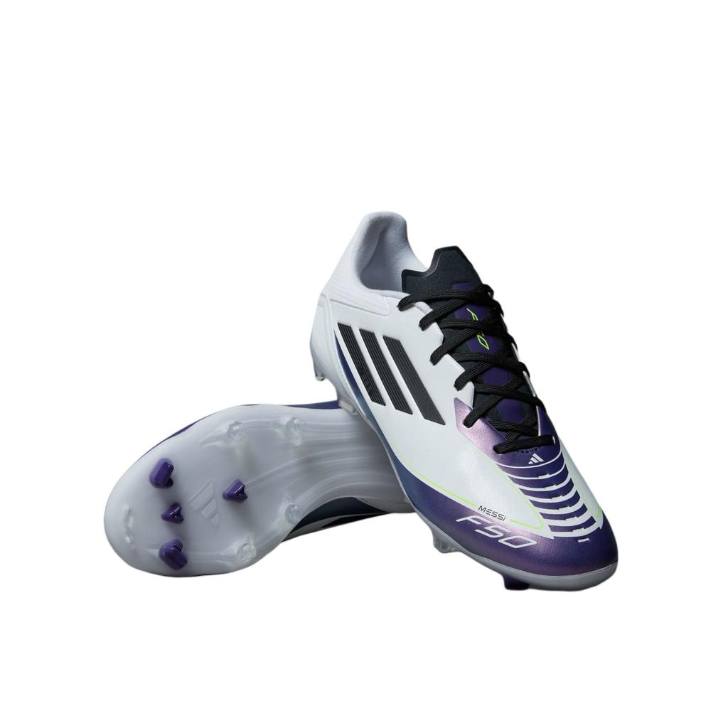 adidas Messi Adizero F50 League FG MG Triunfo Estelar Pack Unisex Sneakers Purple Cloud-White Core-Black IE9073