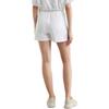 Calvin Klein Solid Color Cool Feel Elastic Waist Pleated Printed Casual Shorts Women shorts Moonlight-White J223328-YAF