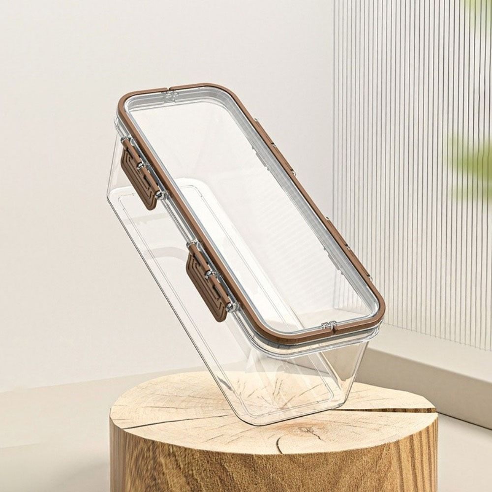 Transparent Noodles Storage Box Rectangular Spaghetti Container Pasta Storage Container Fridge