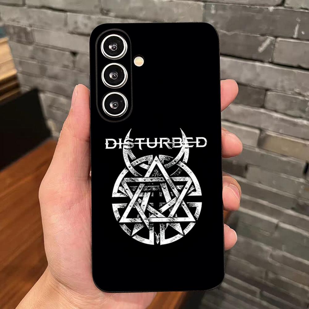 

DisturbedS Band Phone Case For Samsung S26 S25 Edge S24 S23 S22 S21 S20 Ultra Plus Fe Galaxy Silicon Cover Galaxy S25 Ultra