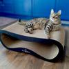 Leon cat scratching post | black 40cm | 78x28x40 cm | MruuPruu