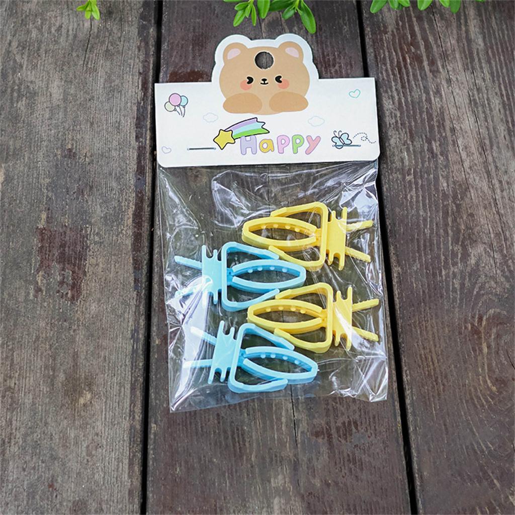 Parrot Food Clip Cage Accessory Vibranted Color Chew Proof Feeding Tool Fruit Vegetable Clips For Small Pets