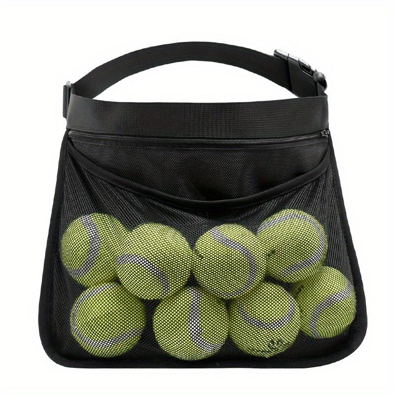 1 Stück Verstellbarer Tennisballbandhalter Pickleball Golf Hüfttasche, Multifunktionale Mesh-Hüfttasche Träger für Sport
