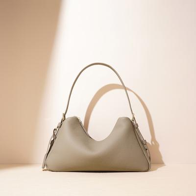 New Niche Simple High-end Cowhide Fashion Handbag Shoulder Bag Underarm Bag Women's Bag