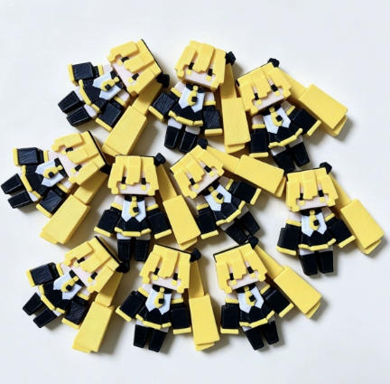 2027 Anime Hatsune Miku Block Pendant Bag Charm Keychain For Backpack Decor Fans Gift