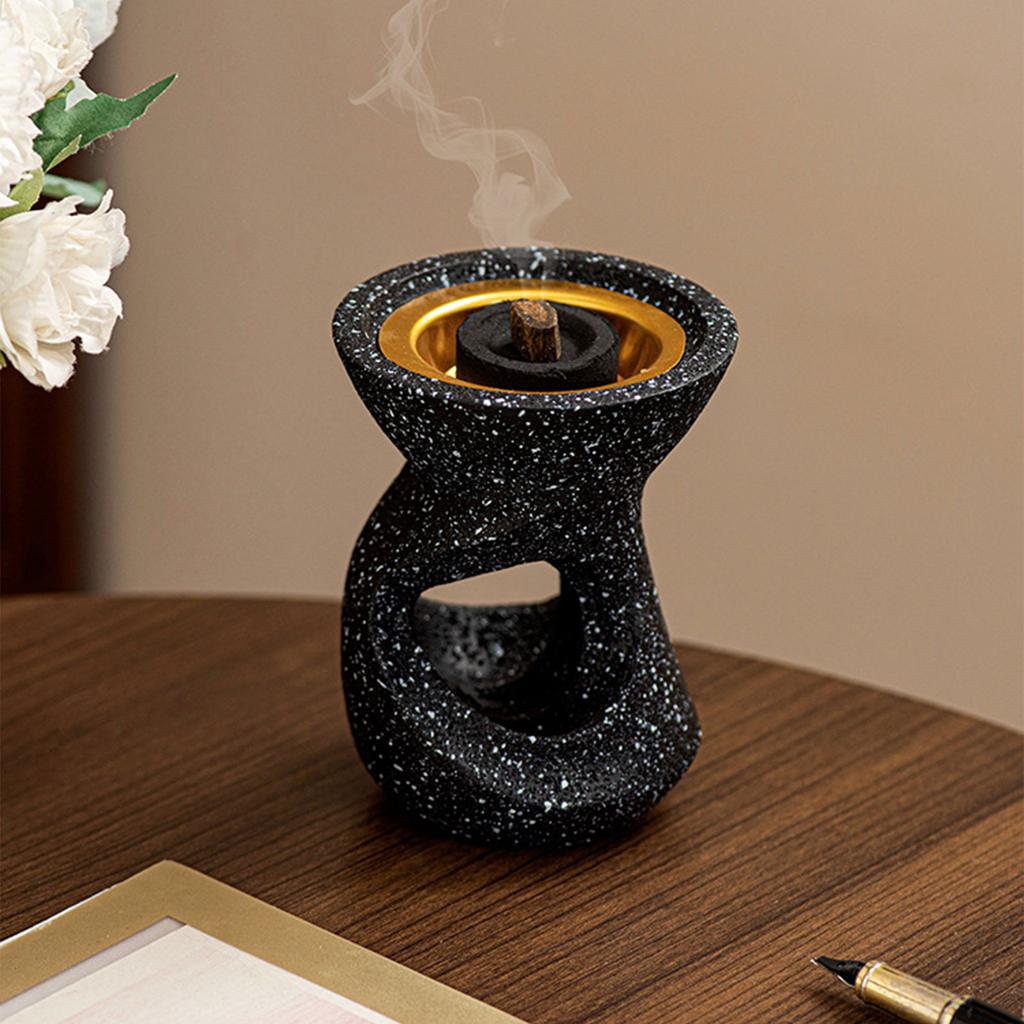 Handheld Cave Shape Incenses Burners Resin Incenses Holder Middle Eastern Styles Aromatherapies Burners for Meditations