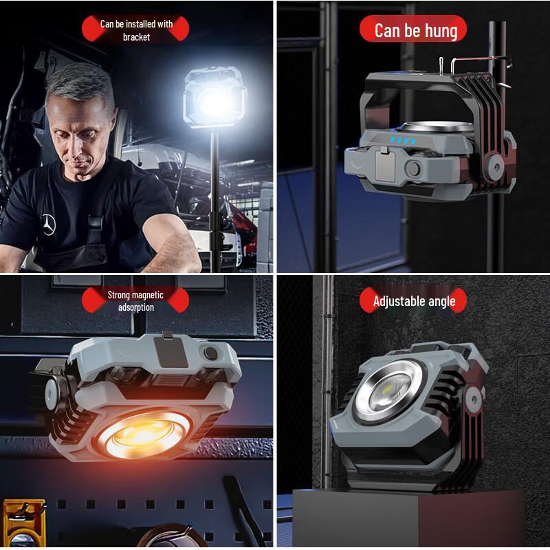 UOSU Portable Magnetic Rechargeable LED Work Light