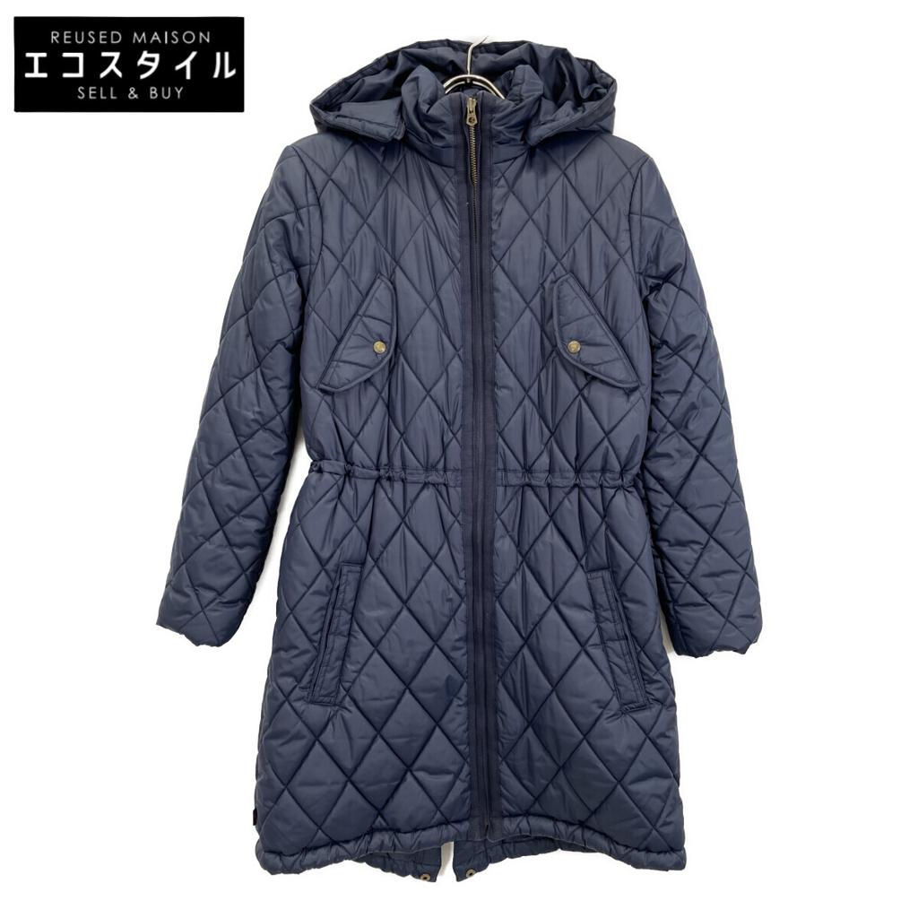 Polo Ralph Lauren Navy Quilted Coat Coat XL NavyUsed