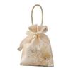 1Pc Beautiful Bow Flower Drawstring Gift Tote Pouch Ladies Wedding Holiday Party Candy Chocolate Souvenir Gift Organizer Handbag