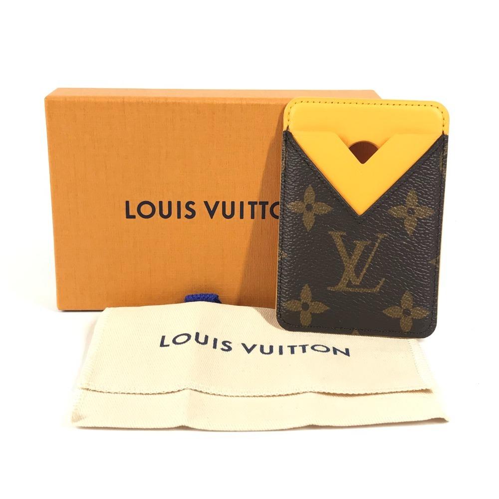 Louis Vuitton M12853 MonogramMacassar Porte Cult-Magnet MagSafe Card Case Holder