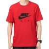 Nike T Shirts Men's Red Crew Neck Moderate Straight Fit