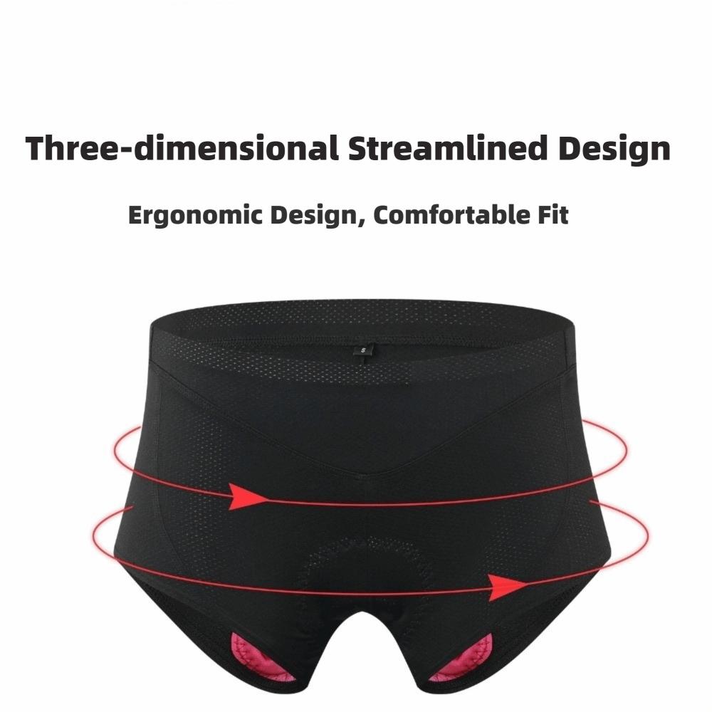 Polyester, Silicone Cycling Shorts Quick Dry Biking Undershorts  Indoor Training