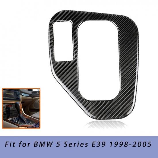 

Carbon Fiber Console Gear Shift Cover Frame Trim For BMW 5 Series E39 1998-2005