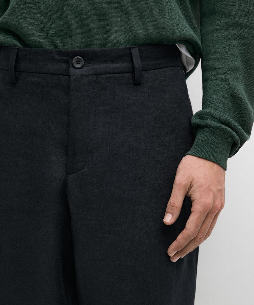 Masimodutti Linen Suit Pants
