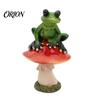 Niche Personality Ornaments Drunk Frog On The Toilet Decor, Funny Sculpture Tabletop Realistic Statue Cute Resin Desktop Ornament for Home Office Desk