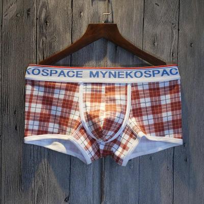 Ανδρικά Διαπνέοντα Βαμβακερά Καρό Μποξεράκια - Μεσαίου Ύψους Casual Μόδα
