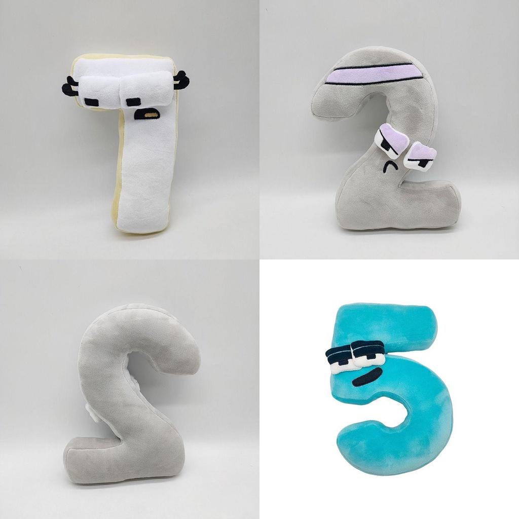 Adorable Poupée Bébé en Peluche Number Lore Douce Rembourrée Jouet Éducatif Décoration de Maison Cadeau de Noël