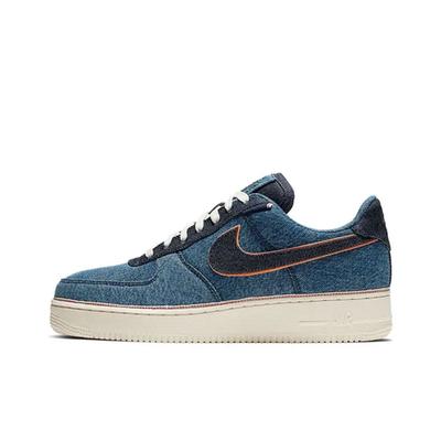 3x1 x Air Force 1 Low Premium Stonewash Blue 905345-403